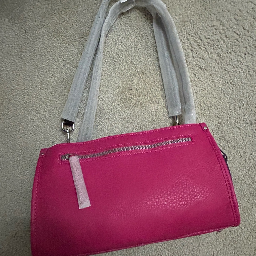American Leather co. Triple compartment Leather Lenox Shoulder Bag NWT - Picture 5 of 7